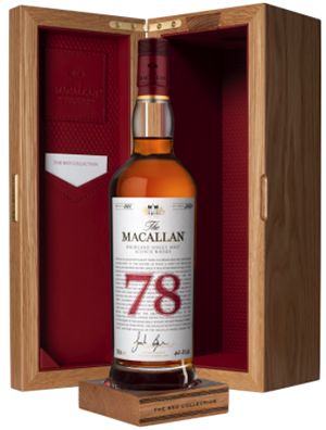 The Macallan Red Collection 78 Years Old.